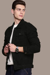 BLACK DENIM JACKET