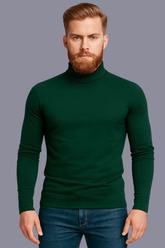 BOTTLE GREEN HIGH NECK