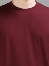 MAROON OVERSIZED T-SHIRT