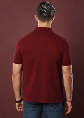 MAROON POLO T-SHIRT