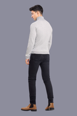 LIGHT GREY HICK NECK