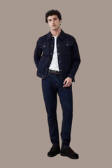 NAVY BLUE DENIM JACKET