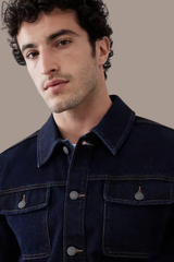 NAVY BLUE DENIM JACKET