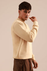 BEIGE SWEAT SHIRT