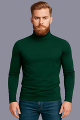 BOTTLE GREEN HIGH NECK