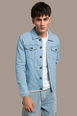 LIGHT BLUE DENIM JACKET