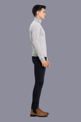 LIGHT GREY HICK NECK