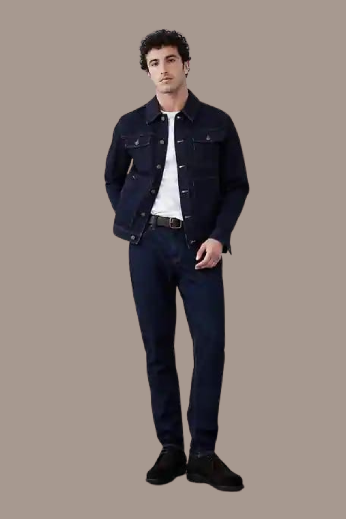 NAVY BLUE DENIM JACKET