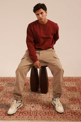 MAROON SWEAT SHIRT
